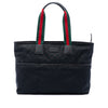 Gucci GG Canvas Web Tote Secondhand