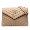 Saint Laurent Medium Matelasse Calfskin Monogram LouLou Shoulder Bag Secondhand