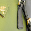 Prada Medium Bicolor Saffiano Lux Galleria Double Zip Satchel Secondhand