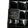 Chanel CC Chocolate Bar Patent Clutch on Chain Secondhand