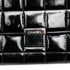 Chanel CC Chocolate Bar Patent Clutch on Chain Secondhand