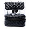 Secondhand Chanel Quilted Lambskin and PVC Aquarium Shoulder Bag