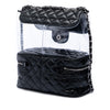 Secondhand Chanel Quilted Lambskin and PVC Aquarium Shoulder Bag