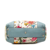 Gucci Small Canvas Flora Bamboo Shopper Satchel Secondhand