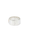 Tiffany Sterling Silver and 18K Rose Gold Lock Heart Bangle Secondhand