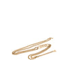 Chanel CC Gold Plated Strass Coco Plaque Double Chain Belt Secondhand