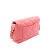 Chanel CC Quilted Lambskin Logo Chain Single Flap Secondhand