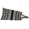 Dior Medium Canvas Houndstooth Embroidered Book Tote Secondhand