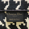 Dior Medium Canvas Houndstooth Embroidered Book Tote Secondhand
