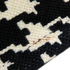 Dior Medium Canvas Houndstooth Embroidered Book Tote Secondhand