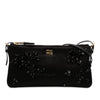 Miu Miu Crystal Embellished Satin Shoulder Bag Secondhand