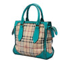 Burberry Small Haymarket Check Coated Canvas Honeywood Tote Secondhand