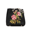 Saint Laurent Baby Embroidered Wool Emmanuelle Bucket Bag Secondhand