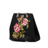 Saint Laurent Baby Embroidered Wool Emmanuelle Bucket Bag Secondhand