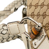 Gucci Medium GG Canvas Bamboo Bar Tote Secondhand