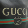 Gucci Grained Calfskin Web Logo Drawstring Backpack Secondhand