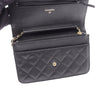 Chanel CC Quilted Caviar Wallet on Chain Secondhand