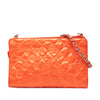 Chanel Quilted Embossed Patent Lucky Symbols Pochette Secondhand