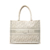 Dior Medium Oblique Embroidered Canvas Book Tote Secondhand