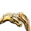 Secondhand Hermès Gold Plated Cheval Double Horse Bangle