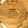 Chanel CC Bicolor Brass Flower Clip On Earrings Secondhand