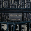 Dior Oblique Embroidered Velvet Saddle Bag Secondhand