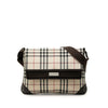 Burberry House Check Canvas Flap Crossbody Secondhand