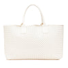 Bottega Veneta Medium Lambskin Intreccio Cabat Tote Secondhand