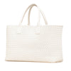 Bottega Veneta Medium Lambskin Intreccio Cabat Tote Secondhand