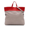 Bottega Veneta Intrecciato Trimmed Bicolor Nappa Satchel Secondhand