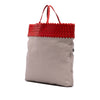 Bottega Veneta Intrecciato Trimmed Bicolor Nappa Satchel Secondhand