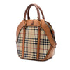 Burberry Medium Haymarket Check Coated Canvas Orchard Bowling Bag Secondhand
