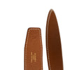 Hermès Box Calf and Courchevel Constance H Reversible Belt Secondhand