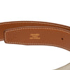 Hermès Box Calf and Courchevel Constance H Reversible Belt Secondhand