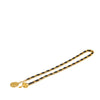 Chanel Gold Plated Medallion Leather Woven Chain Belt Secondhand