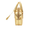 Secondhand Prada Mini Metallic Vitello Top Handle Bag