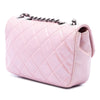 Chanel Mini Quilted Metallic Calfskin Coco Pleats Chain Flap Secondhand