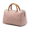 Gucci Medium Calfskin Bamboo Shopper Boston Bag Secondhand
