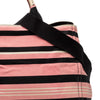 Prada Large Canvas Canapa Righe Striped Satchel Secondhand
