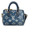Louis Vuitton Monogram Jacquard Denim Micro Speedy Bag Charm Secondhand