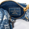 Louis Vuitton Monogram Jacquard Denim Micro Speedy Bag Charm Secondhand