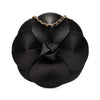 Chanel Lambskin and Satin Camellia Flower Evening Bag Secondhand