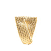 Bottega Veneta Metallic Nappa Intrecciato Padded Crisscross Clutch Secondhand
