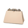 Fendi Small Leather Peekaboo Cut Chain Shoulder Bag Secondhand