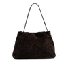 Secondhand The Row Suede Bourse Shoulder Bag