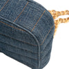 Secondhand Celine Matelasse Denim Monochrome Chain Shoulder Bag