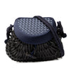 Bottega Veneta Satin Intrecciato and Wicker Crossbody Secondhand