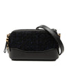 Chanel Tweed Gabrielle Double Zip Clutch with Chain Secondhand