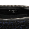 Chanel Tweed Gabrielle Double Zip Clutch with Chain Secondhand