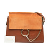 Chloé Medium Calfskin and Suede Faye Crossbody Secondhand